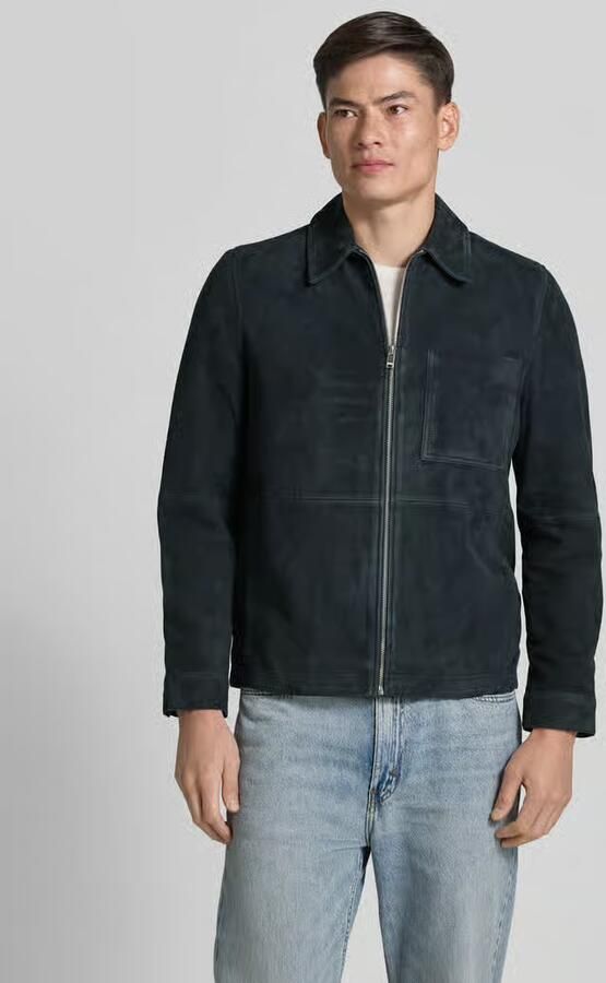 Drykorn Leren jack met ritssluiting model 'JERSON' - Foto 3