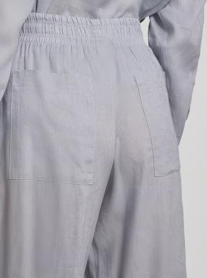 Drykorn Linnen broek met elastische band