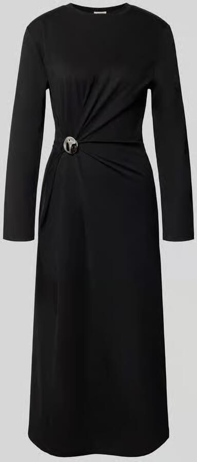 Drykorn Midi-jurk met drapering model 'CAMESSIA'