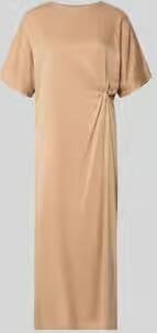 Drykorn midi-jurk met knoopdetail model 'INDAH'