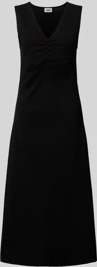 Drykorn Midi-jurk met V-hals model 'JOVANA' - Foto 2
