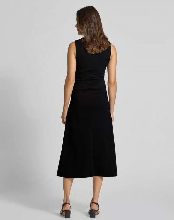 Drykorn Midi-jurk met V-hals model 'JOVANA' - Foto 3