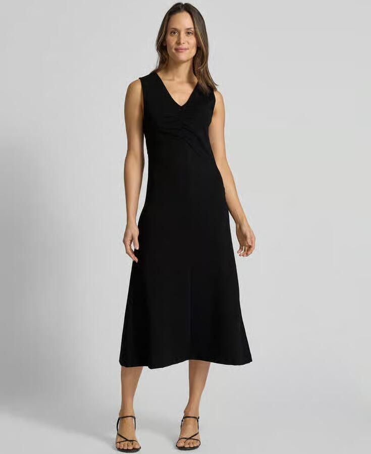 Drykorn Midi-jurk met V-hals model 'JOVANA' - Foto 2