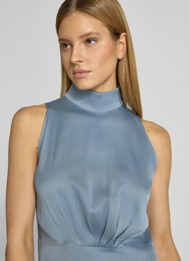 Drykorn Midijurk met opstaande kraag model 'AMABEL'
