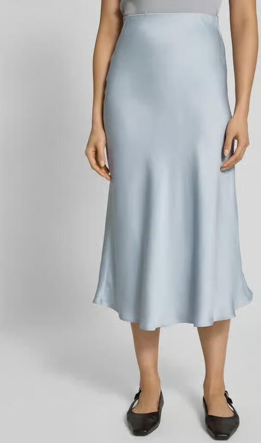 Drykorn Midirok van satijn met elastische band model 'URA' - Foto 2