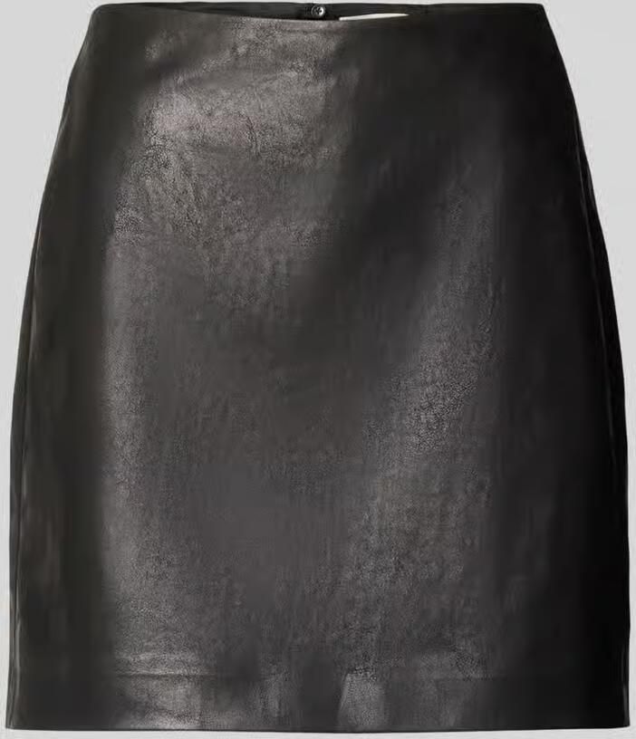 Drykorn Minirok in leerlook model 'GENTILIE'