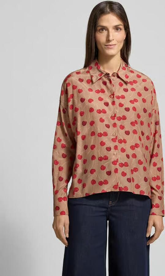Drykorn Overhemdblouse met knoopsluiting model 'CLOELIA' - Foto 2