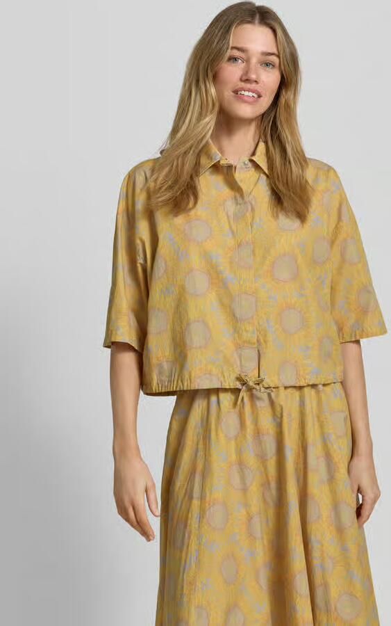 Drykorn Overhemdblouse met tunnelkoord model 'LAINAY' - Foto 3