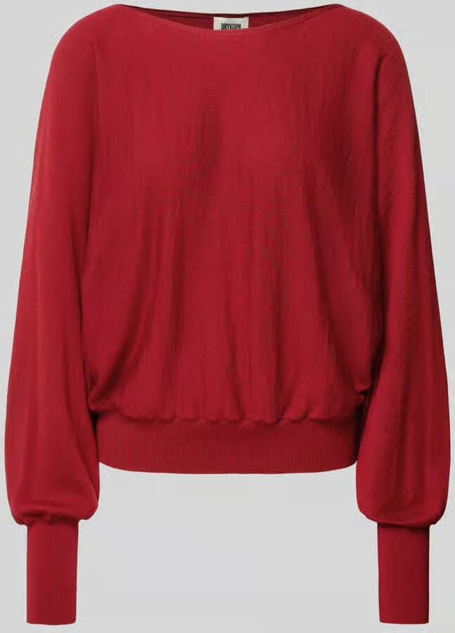 Drykorn Oversized gebreide pullover met boothals model 'GERLINA'