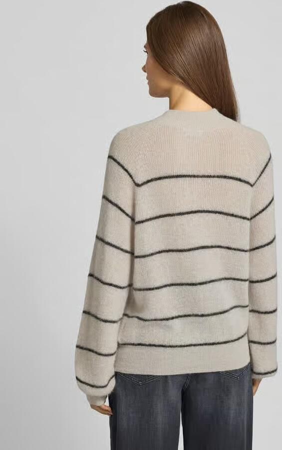Drykorn Oversized gebreide pullover met opstaande kraag model 'LARELY'