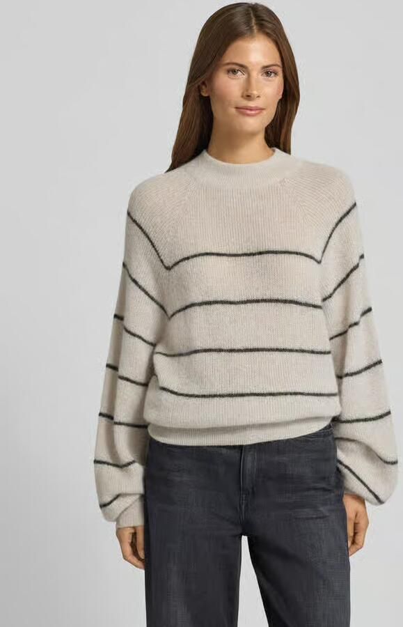Drykorn Oversized gebreide pullover met opstaande kraag model 'LARELY' - Foto 2