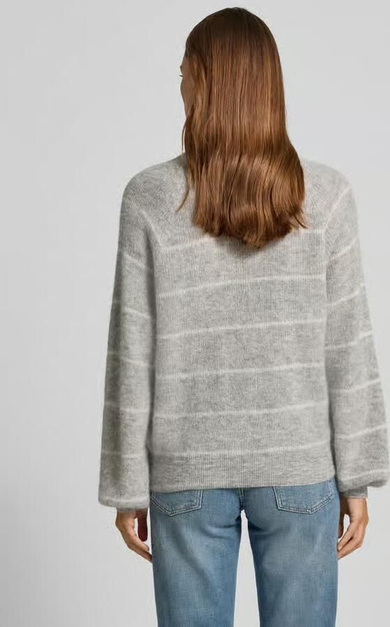 Drykorn Oversized gebreide pullover met opstaande kraag model 'LARELY'