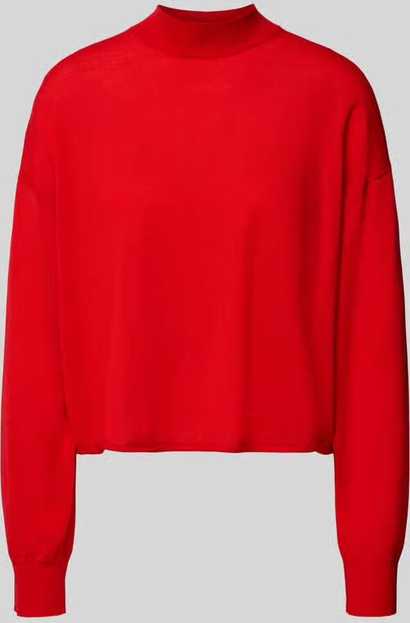 Drykorn Oversized gebreide pullover met opstaande kraag model 'MATHISA'