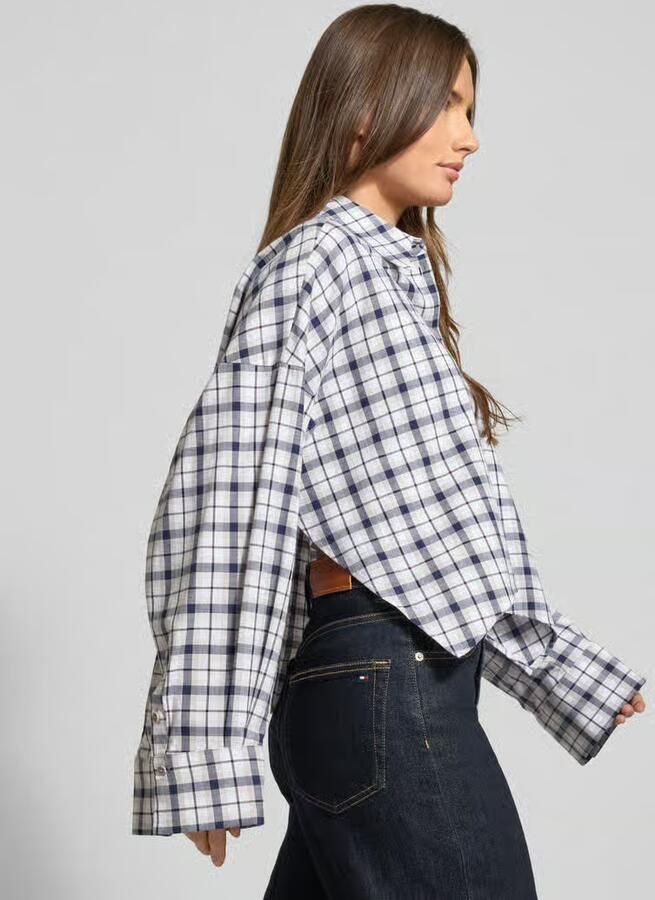 Drykorn Oversized overhemdblouse met knoopsluiting model 'OSHIA' - Foto 2