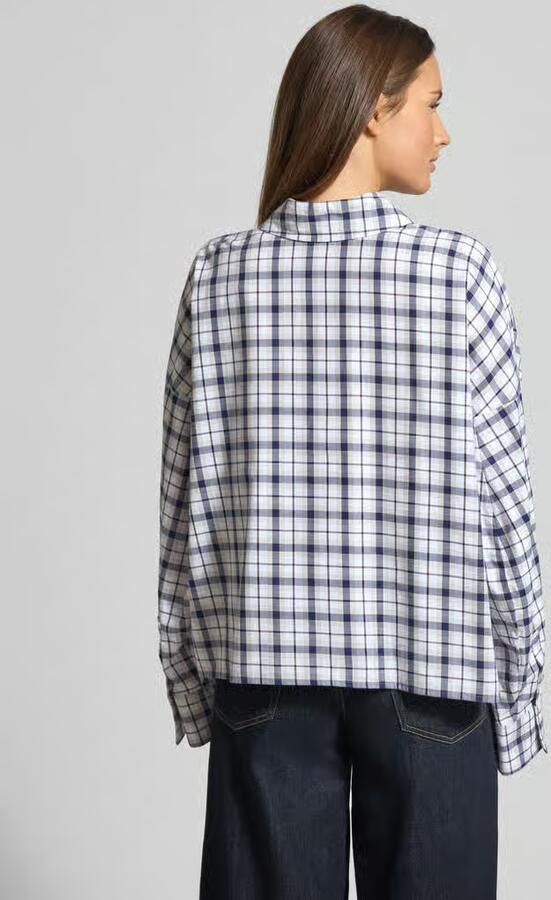 Drykorn Oversized overhemdblouse met knoopsluiting model 'OSHIA'