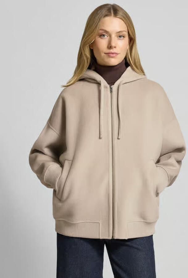 Drykorn Oversized Sweatjack van Wolmix Model 'DUNSTONE' - Foto 2