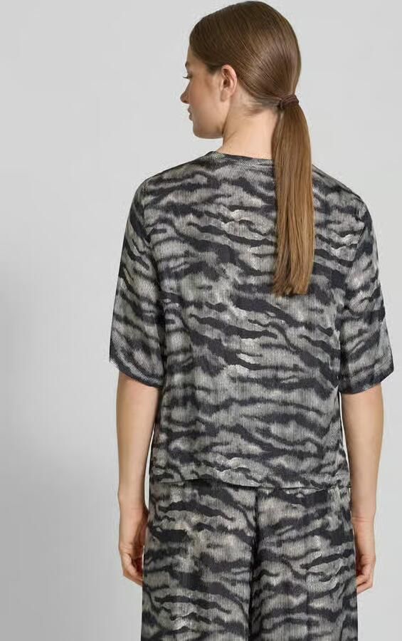 Drykorn Regular fit blouseshirt met ronde hals model 'DIEDRA' - Foto 2