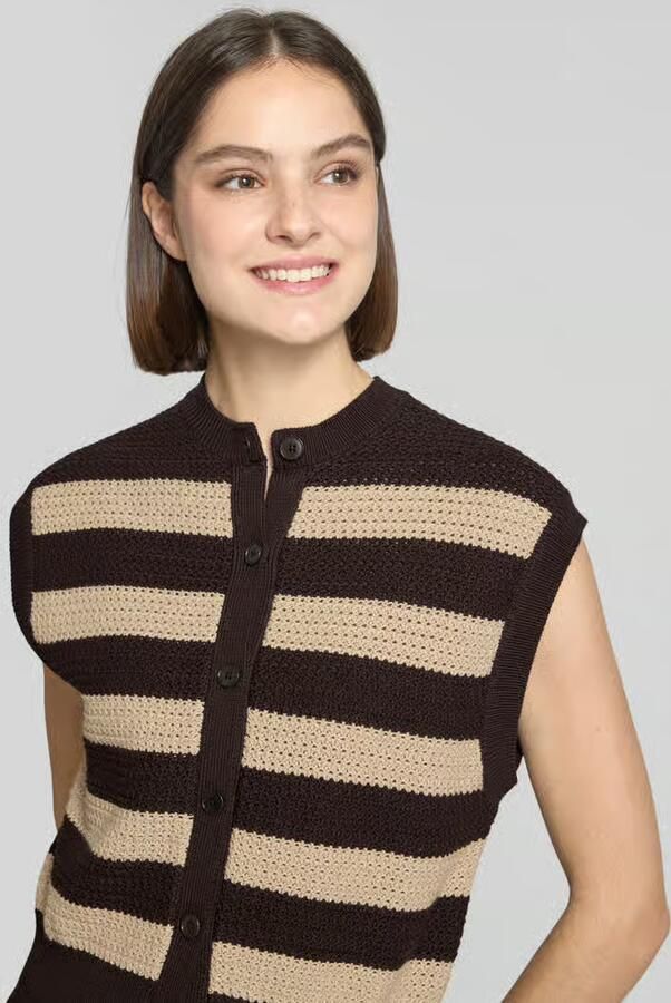 Drykorn regular fit bodywarmer in brei-look model 'Lydisy'