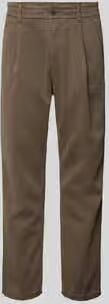 Drykorn Regular fit broek met bandplooien model 'CHASY' - Foto 3