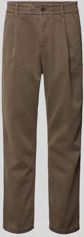 Drykorn Regular fit broek met bandplooien model 'CHASY' - Foto 2