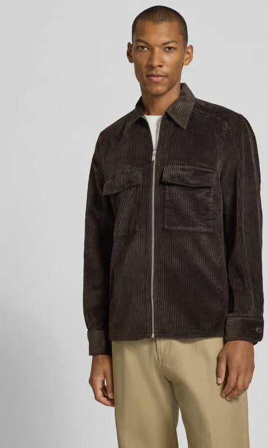 Drykorn Regular fit cordjack van katoenmix - Foto 3