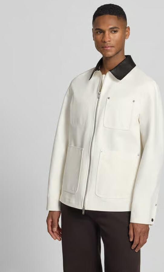 Drykorn regular fit jack met opgezette zakken model 'KALENO' - Foto 2