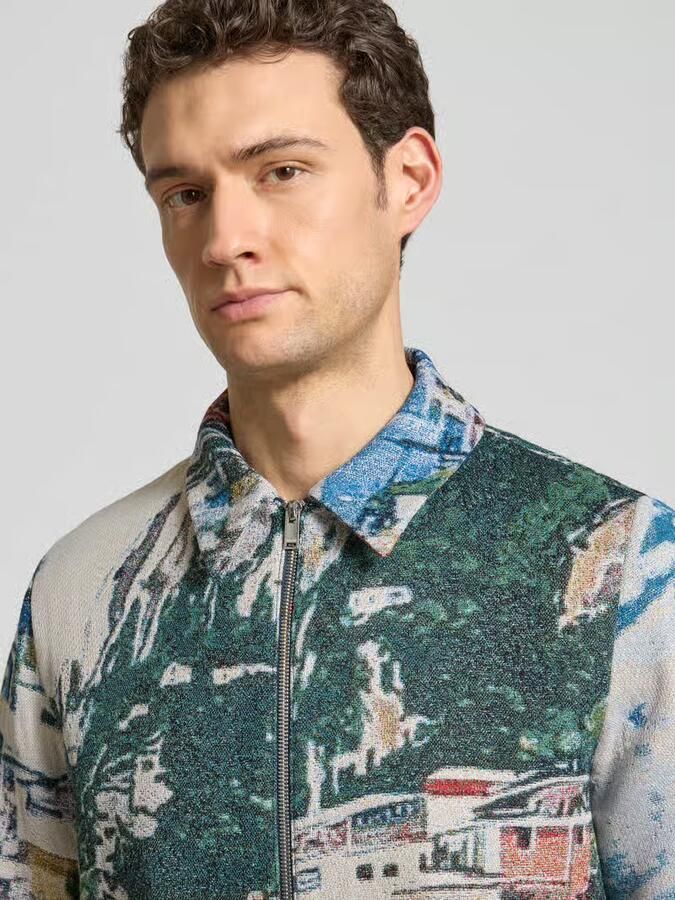 Drykorn regular fit jas met allover-motief-stitching model 'Jottar'