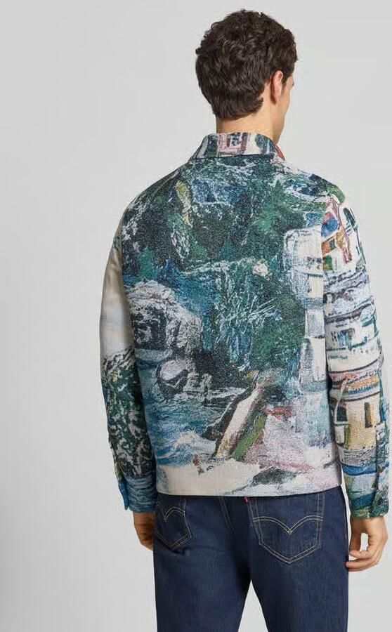 Drykorn regular fit jas met allover-motief-stitching model 'Jottar' - Foto 3