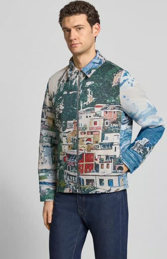 Drykorn regular fit jas met allover-motief-stitching model 'Jottar' - Foto 2