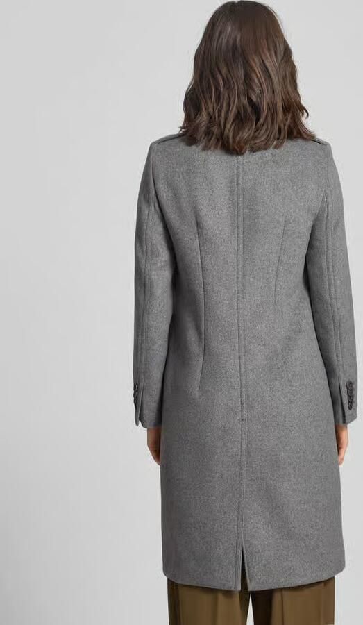 Drykorn Regular fit lange jas van wolmix model 'HARLESTON'