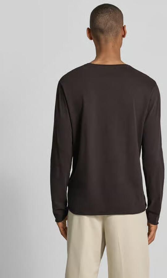 Drykorn regular fit longsleeve van puur katoen model 'Kendrick'