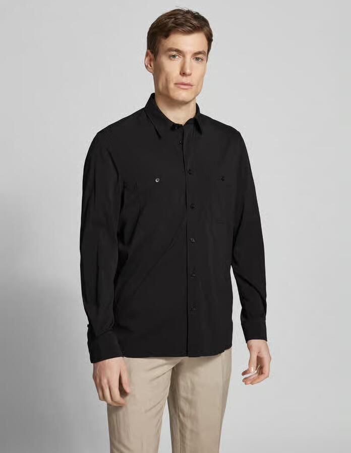 Drykorn Regular fit overhemdjack met opgestikte borstzakken model 'NOWEN' - Foto 2