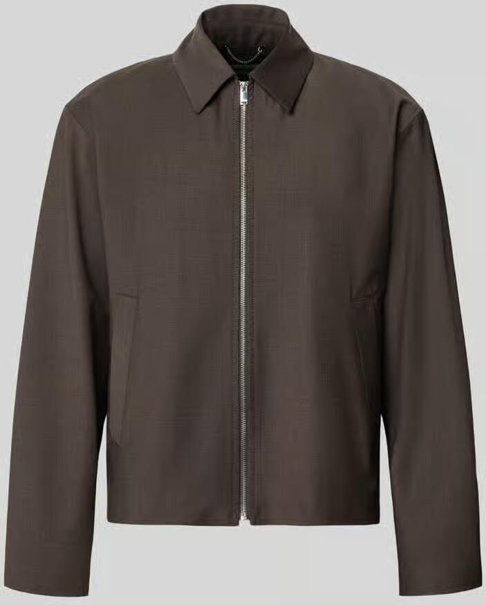 Drykorn regular fit overhemdjack met ritssluiting model 'RIKKO'