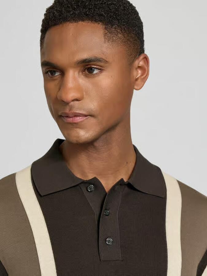 Drykorn regular fit poloshirt in all-over look model 'TAMIAN' - Foto 3