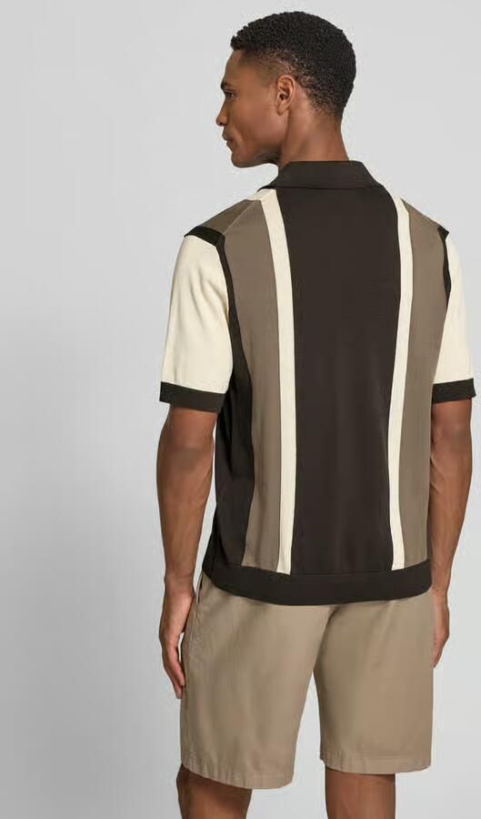 Drykorn regular fit poloshirt in all-over look model 'TAMIAN' - Foto 7