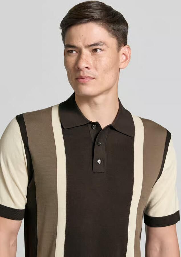 Drykorn regular fit poloshirt in all-over look model 'TAMIAN'