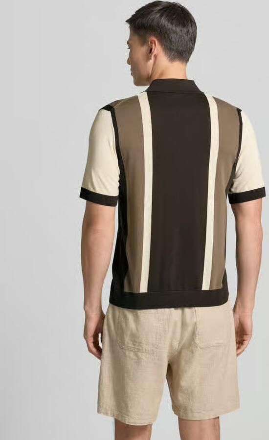 Drykorn regular fit poloshirt in all-over look model 'TAMIAN'