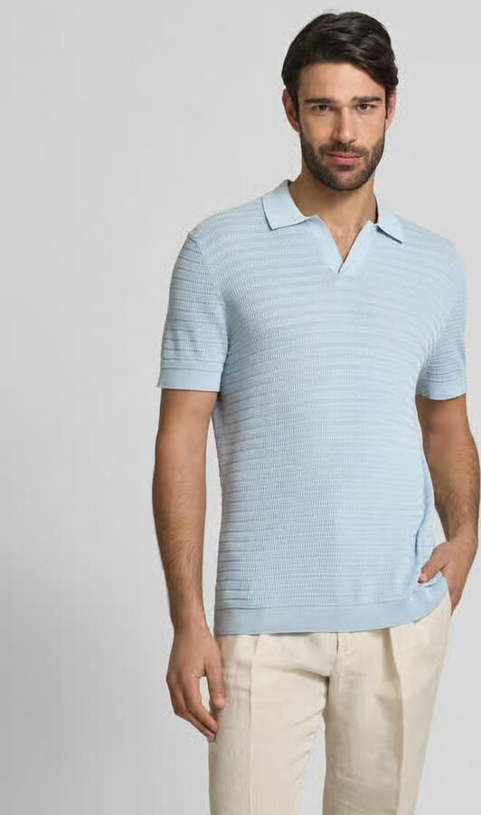 Drykorn Regular fit poloshirt met V-hals model 'BRAIAN' - Foto 2
