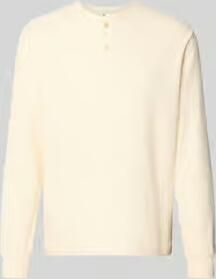Drykorn Regular fit pullover met knoopsluiting model 'Kilano'