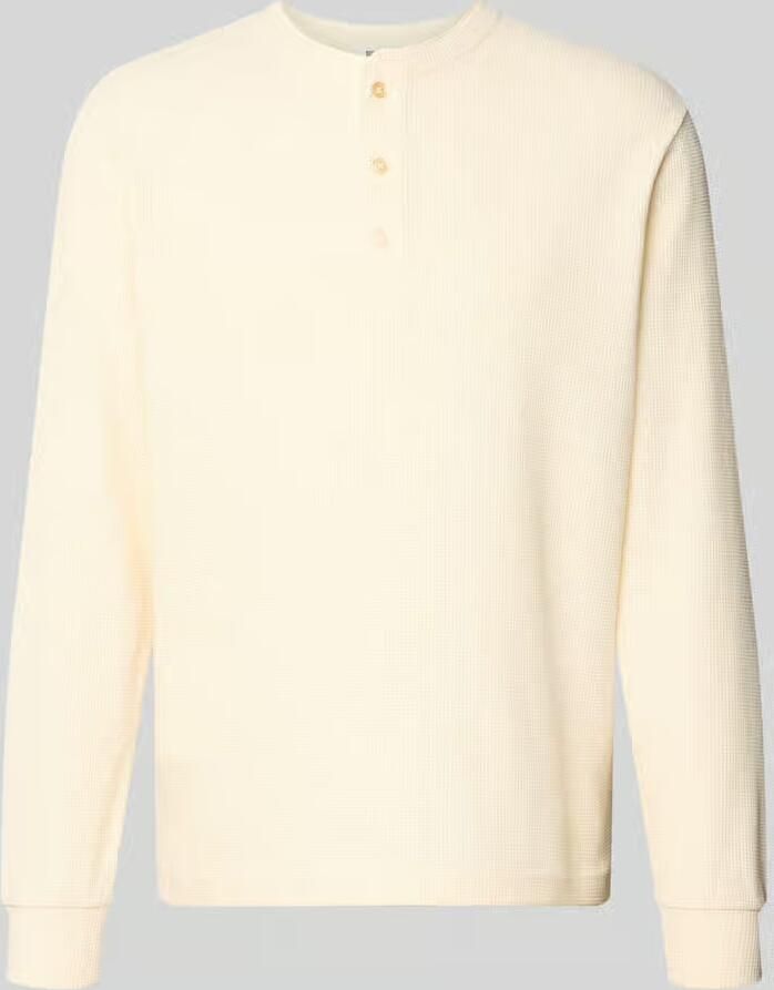 Drykorn Regular fit pullover met knoopsluiting model 'Kilano'