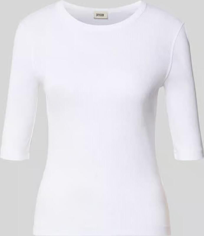 Drykorn Regular fit shirt met lange mouwen en ronde hals model 'Selay'