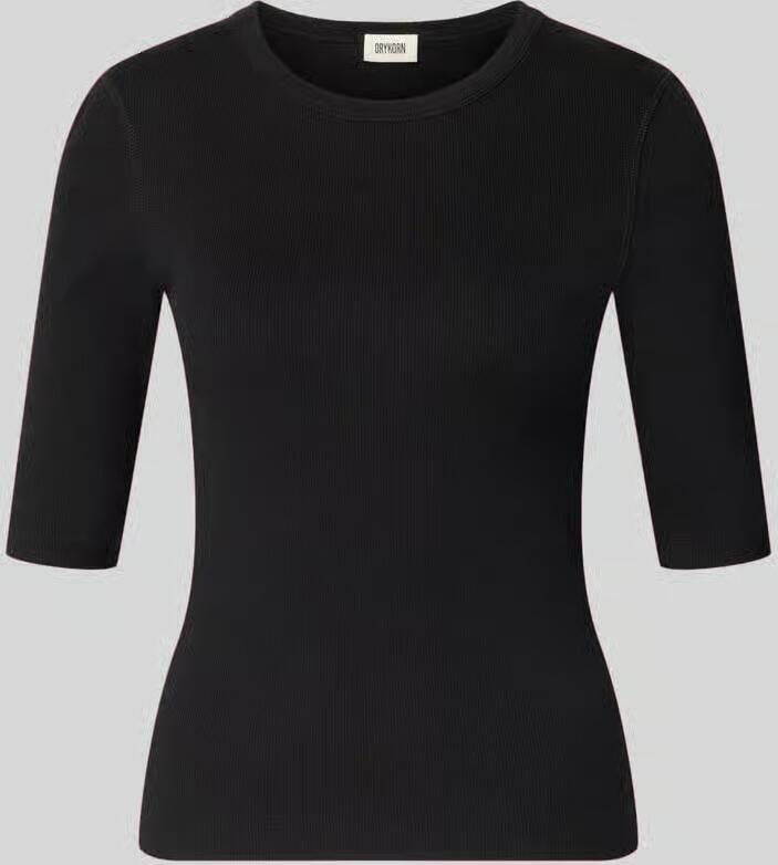 Drykorn Regular fit shirt met lange mouwen en ronde hals model 'Selay'