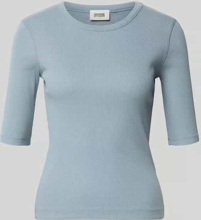 Drykorn Regular fit shirt met lange mouwen en ronde hals model 'Selay'