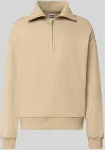 Drykorn Regular fit sweatshirt van katoenmix met schipperskraag