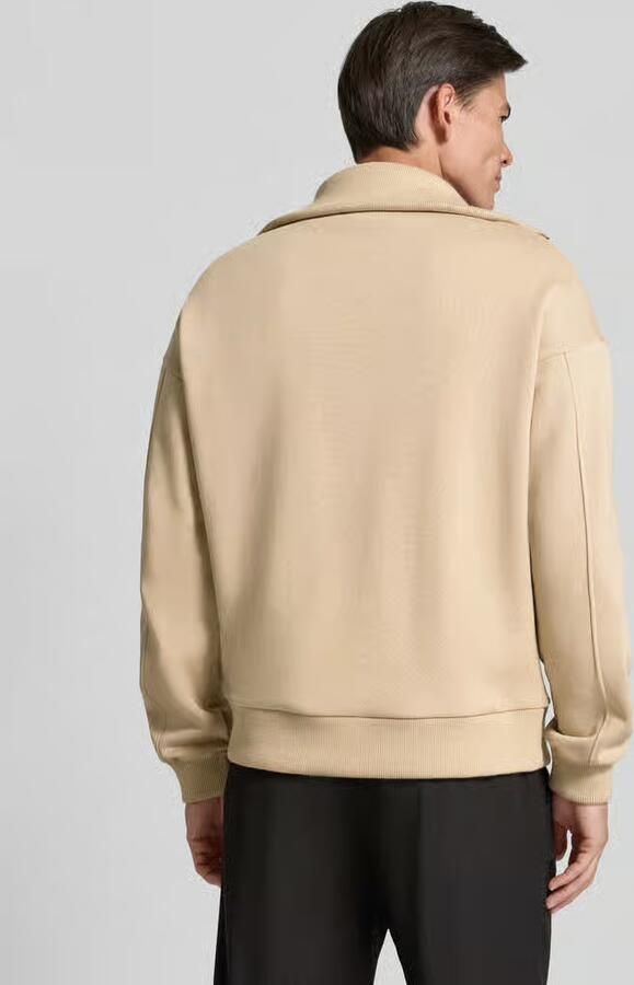 Drykorn Regular fit sweatshirt van katoenmix met schipperskraag - Foto 2