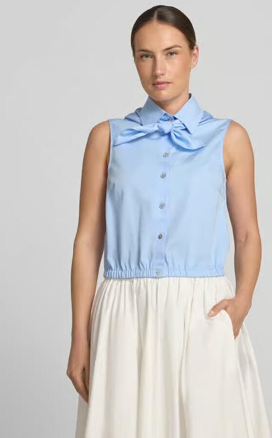 Drykorn regular fit top met logostitching model 'Tiriel' - Foto 3