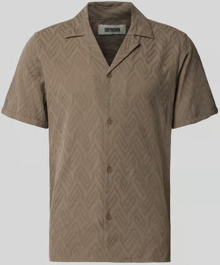 Drykorn regular fit vrijetijdsoverhemd van mix van viscose en katoen model 'Bijan' - Foto 2