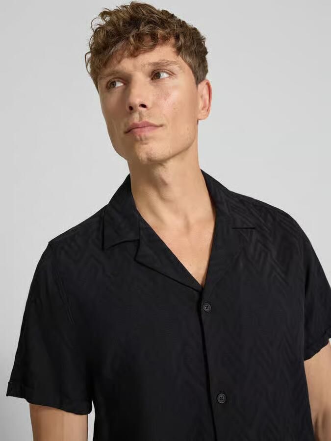 Drykorn regular fit vrijetijdsoverhemd van mix van viscose en katoen model 'Bijan'
