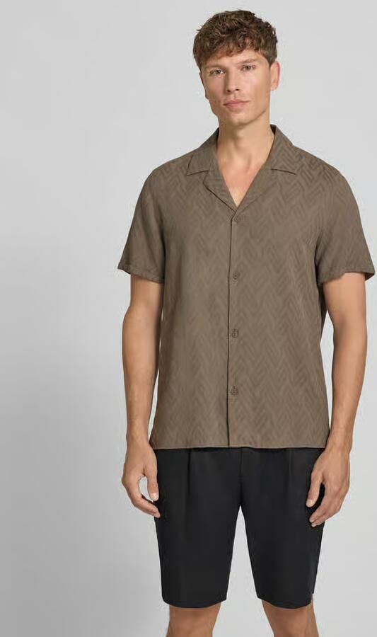 Drykorn regular fit vrijetijdsoverhemd van mix van viscose en katoen model 'Bijan' - Foto 3