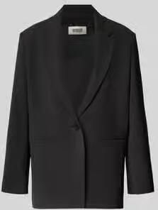 Drykorn relaxed fit blazer met paspelzakken model 'MOWTIE'
